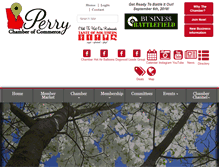 Tablet Screenshot of perrygachamber.com